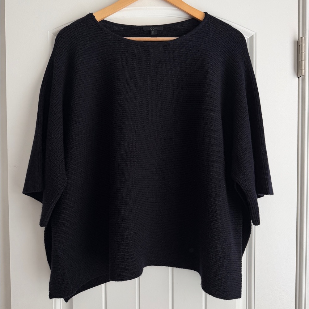 COS Dolman Sleeve Ribbed Sweater